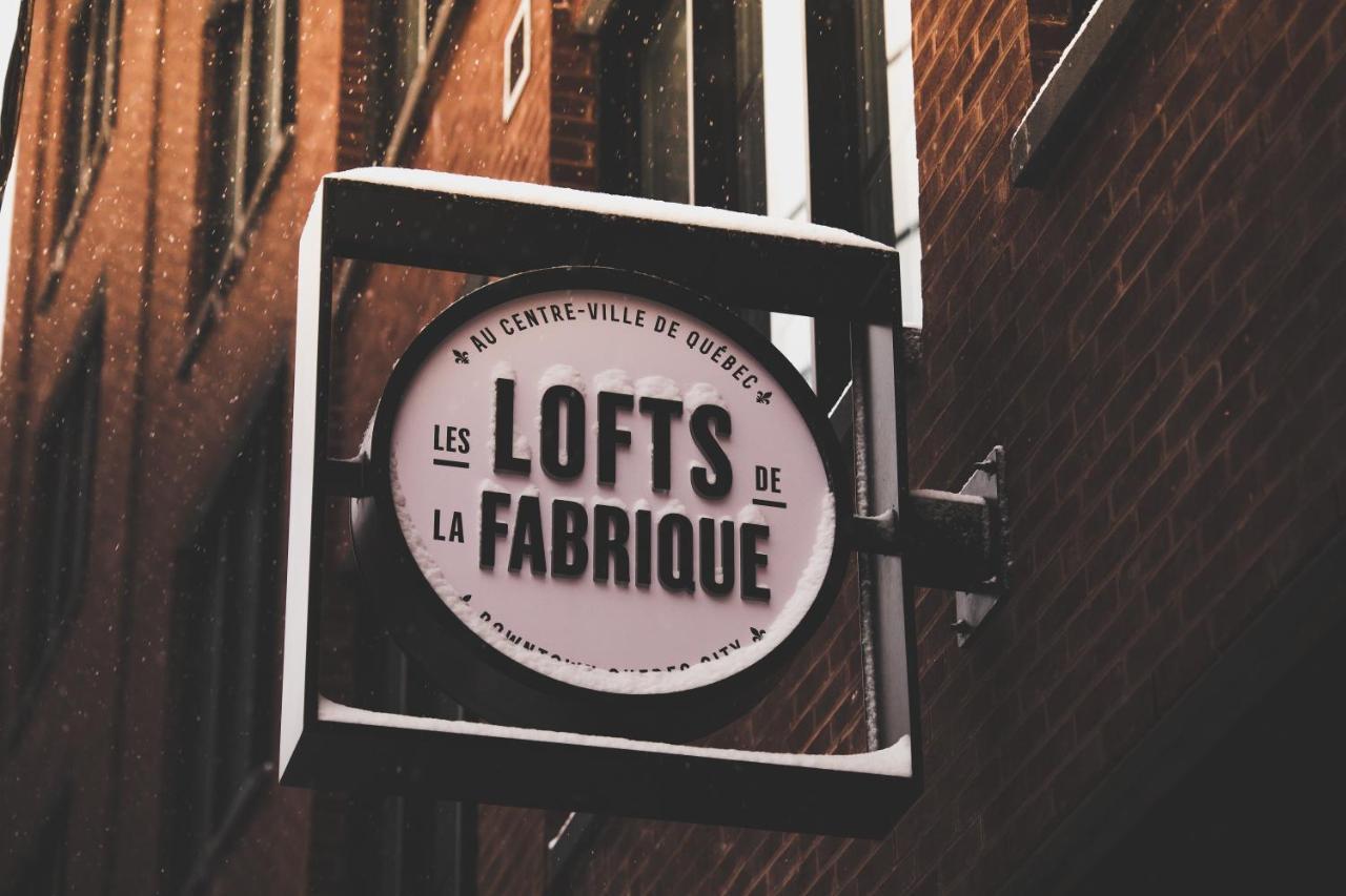 Ferienwohnung Les Lofts De La Fabrique By Les Lofts Vieux-Quebec Exterior foto